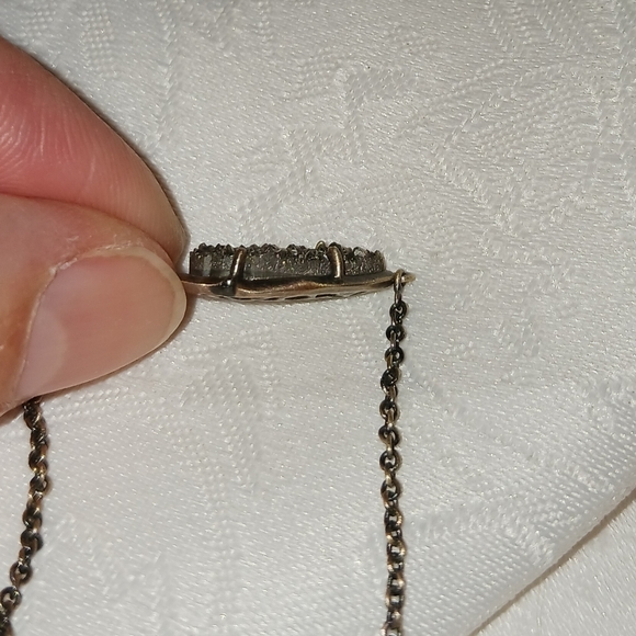 Kendra Scott Kasey Chocolate Druzy Arrowhead Necklace - Picture 5 of 11